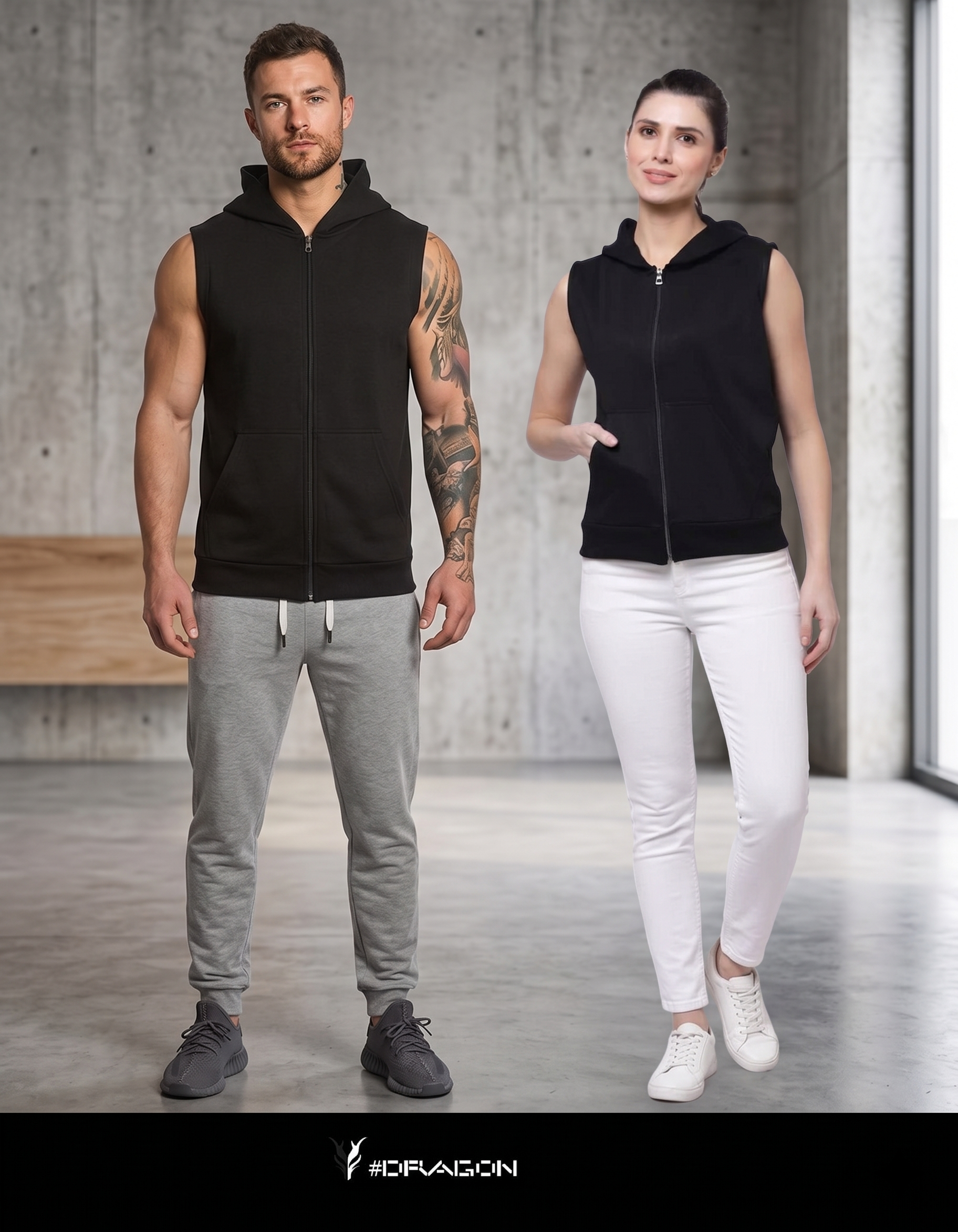 Dragon Premium Sleeveless Zipper Hoodie